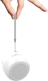 LEICEXSmall Speaker,Mini Bluetooth Speaker Wireless Support TWS Stereo Sound,Hands Free Call.Perfectly Portable for Hiking,Biking,Road Trips,and a Great Gift for Your Mobile Phone.(White
