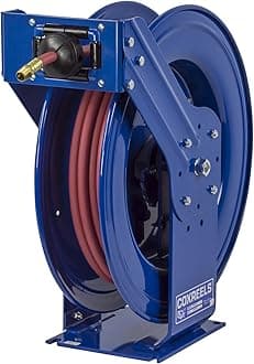 Coxreels Truck Series Maximum-Duty Air Hose Reel, 300 PSI, Model# TSH-N-350, 3/8" Hose ID, 50' Length