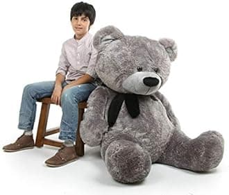 BHAGWATI Grey Teddy Bear Plush Stuffed Animals Soft Toys, Huggable Teddy Bear, Birthday Gift for Boys, Girls, Wife, Girlfriend, Women, Kids Valentine's Christmas Gift (2 Feet, Gray)