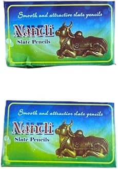 Nandi Slate Pencils, Pack of 6, Smooth Writing