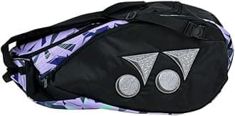 YONEX Badminton Champion Racquet Bag 22926T BT6-SR|6 Zipper Compartment for Saparate Storage of 9 Rackets,Shoes and Clothes|High Density EVA |Anti-Theft Zipper Locking System|Hand-Carry