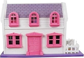 Toyzone My Little Doll House (34 Pcs)-44154 (Multicolor) Girls toy|Role Play Set| Doll House with Furniture| Doll house Play set for kids|Play Set For Girls